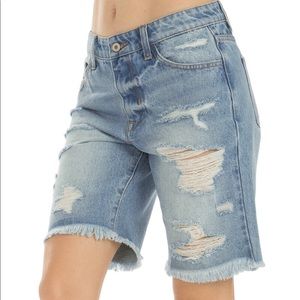 Kancan High Rise Kevia Kay Bermuda Shorts